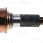 6-53-411 driveshaft part image - 6-53-411 – Stub & Midship Shaft – 38 X 1.950 Splines – 4.000" Tube Dia