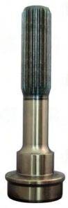1340-20 driveshaft part image - 1340-20 – Stub & Midship Shaft – 20 X 1.310 Splines – Butt Dia 2.435" – End To Weld 7.500