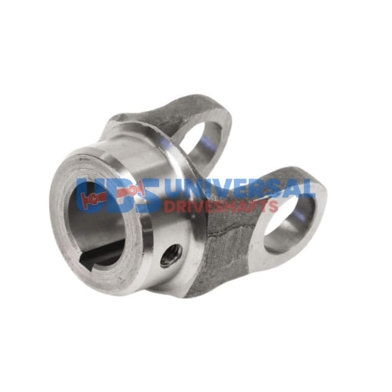 10-4-143 End Yoke - Round Bore 1000 Series, 1.125 Bore KEYWAY: 0.250 , Hub Diameter: 2.000 10-4-143 driveshaft part image - 10-4-143 – End Yoke – 2.25" Hub Dia – 1.125" Bore Dia