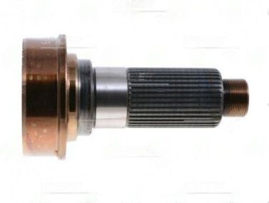6-53-411 driveshaft part image - 6-53-411 – Stub & Midship Shaft – 38 X 1.950 Splines – 4.000" Tube Dia 6-53-411 midshaft stub