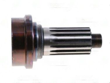 6.5-53-51 driveshaft part image - 6.5-53-51 – Stub & Midship Shaft – 16 X 2.350 Splines – Bearing Dia 2.362" – End To Weld 6.5-53-51 midshaft stub