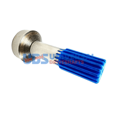 5-40-1191 driveshaft part image - 5-40-1191 – Stub & Midship Shaft – 16 x 2.000 Splines – 3.500" Tube Dia 5-40-1191 midshaft stub