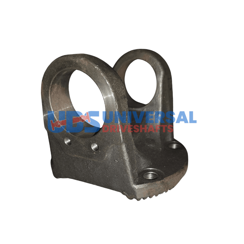250-2-15 Flange Yoke SPL250 series, Serrated 180xs- Bolt Circle Diameter: 5.906 CL To End: 3.583" - Image 1