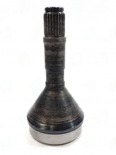 1442-243 driveshaft part image - 1442-243 – Stub & Midship Shaft – 24X 0.772 Splines – Butt Dia 2.375" – Tube Dia 2.500 1442-243 midshaft stub